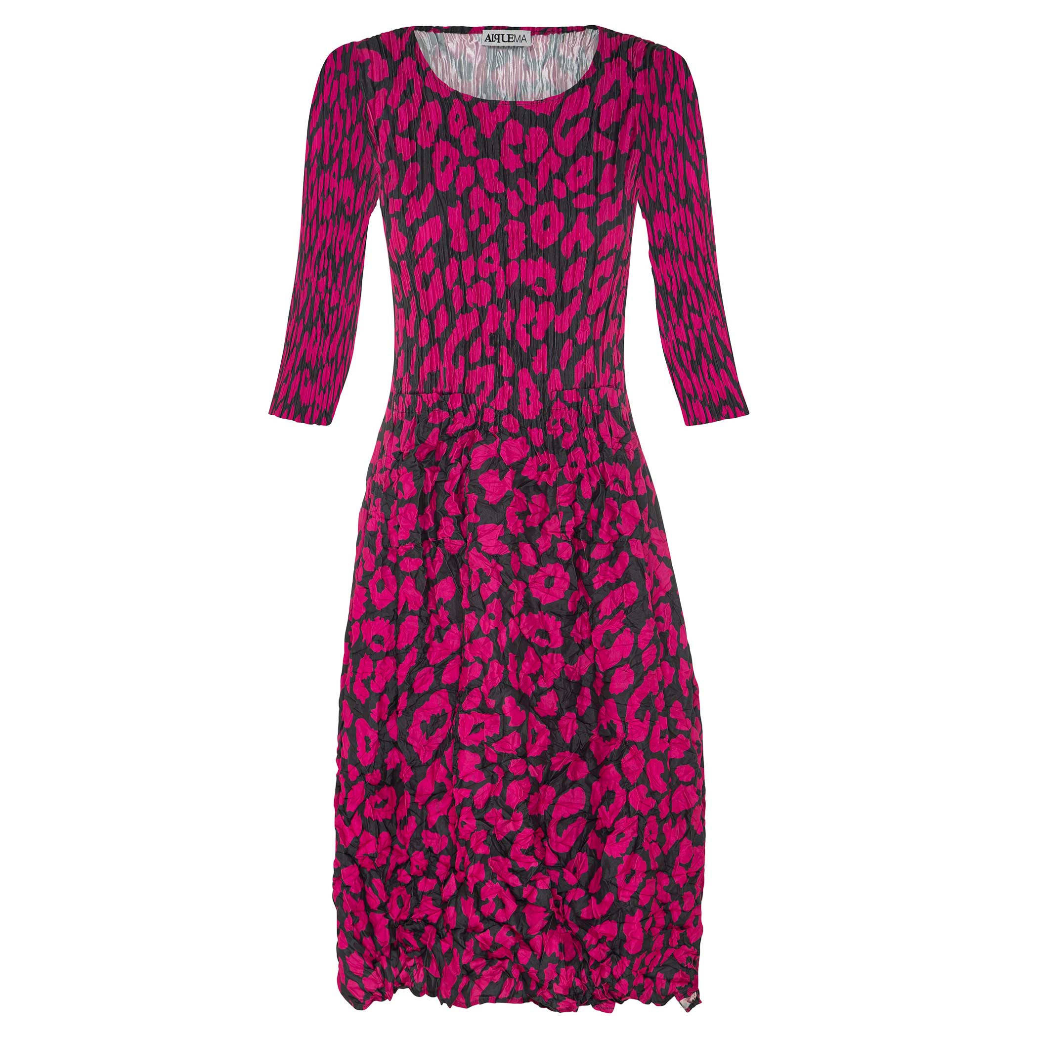 3/4 Sleeve Smash Dress - Prints - Image 15