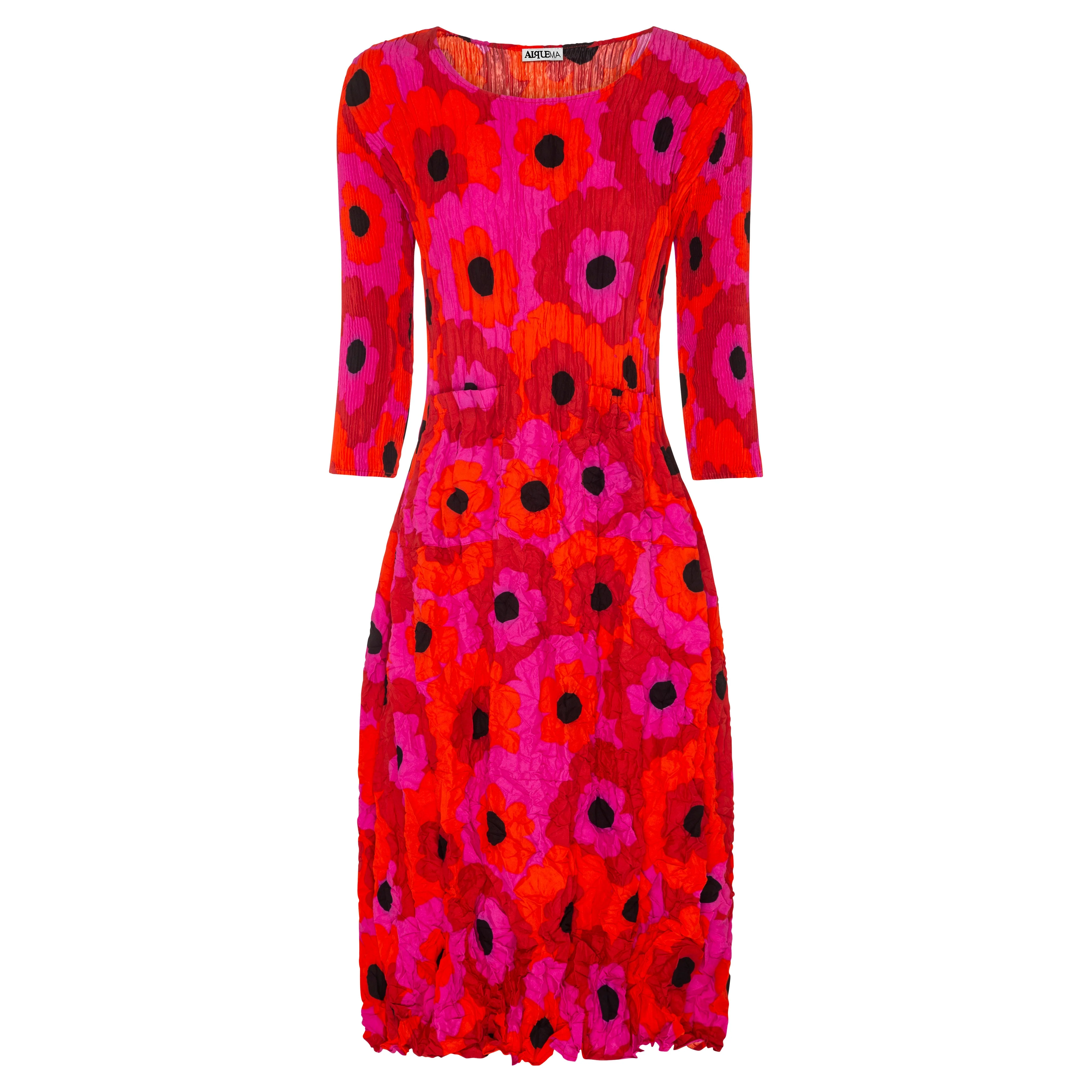 3/4 Sleeve Smash Dress - Prints - Image 7