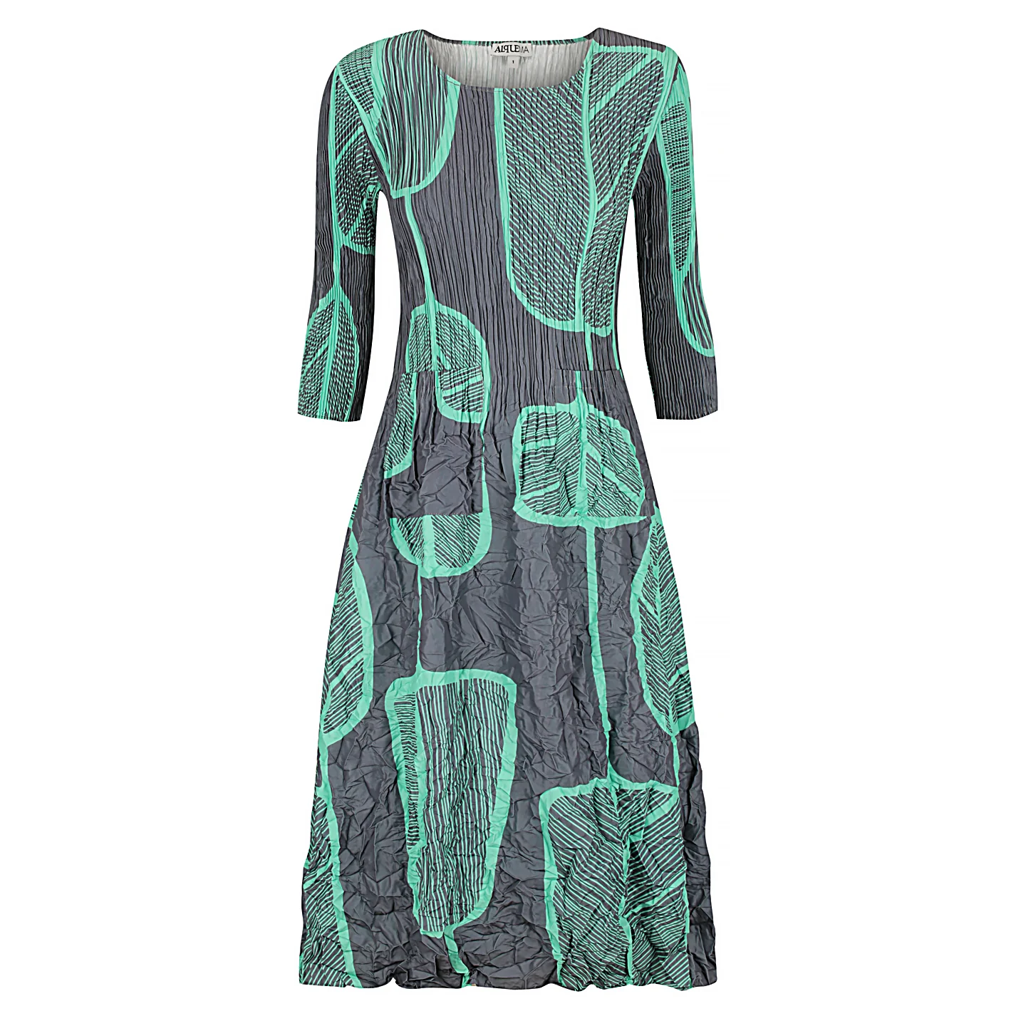 3/4 Sleeve Smash Dress - Prints - Image 10