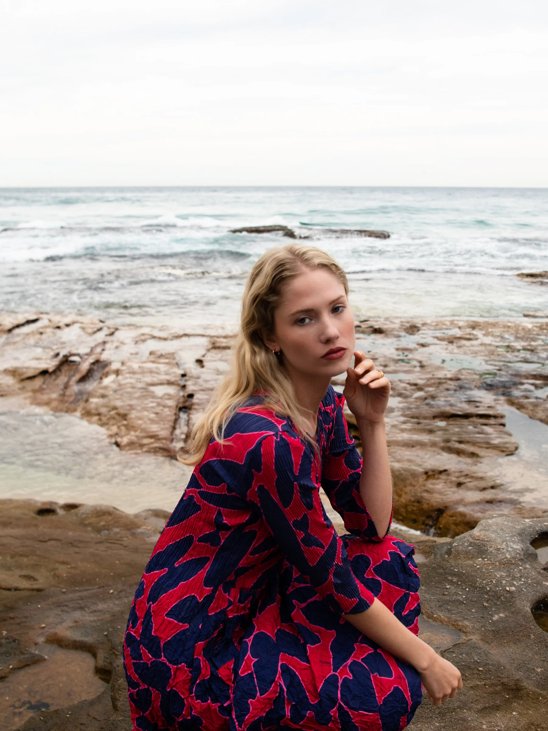 3/4 Sleeve Smash Dress - Prints - Image 14