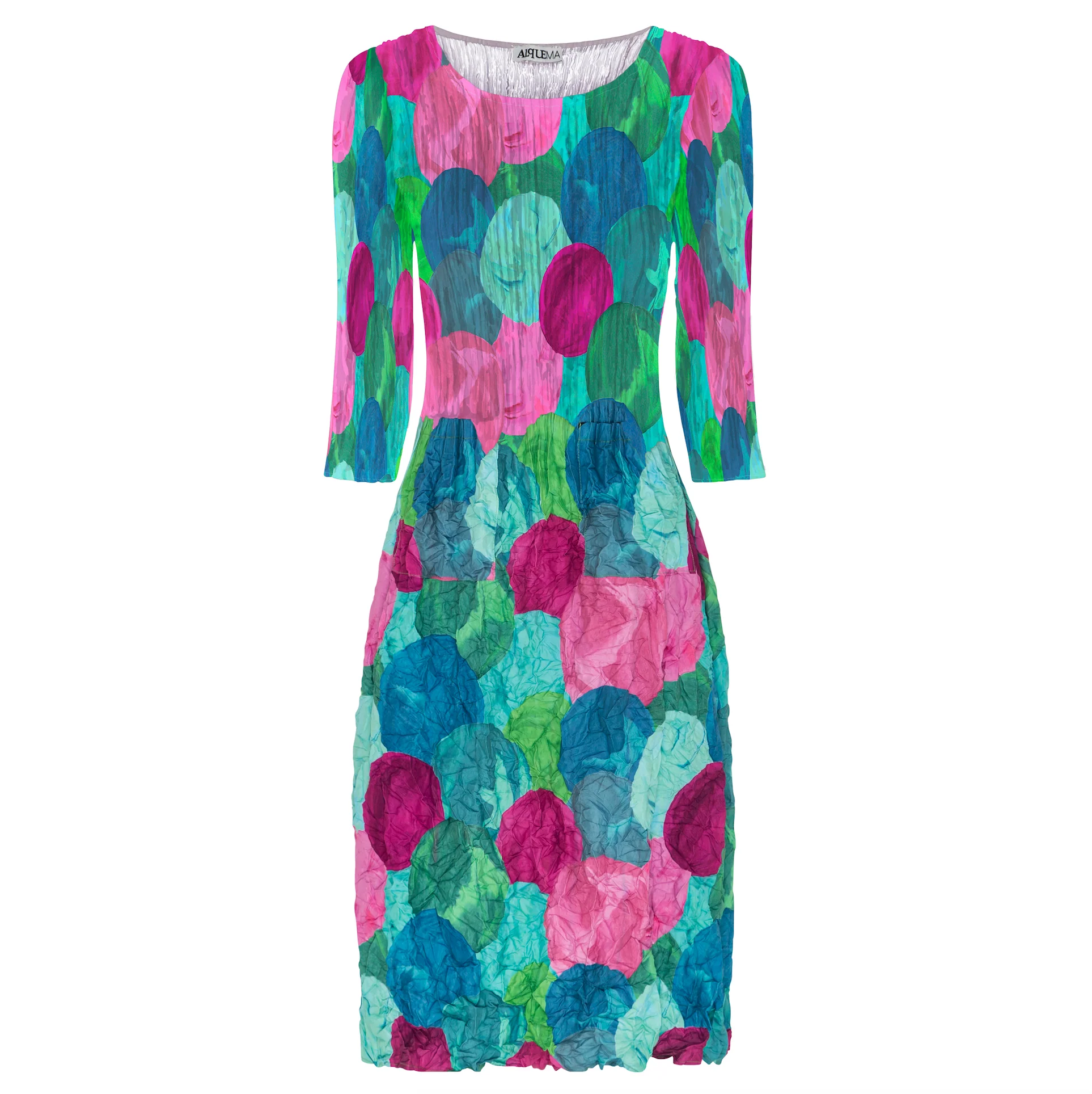 3/4 Sleeve Smash Dress - Prints - Image 6
