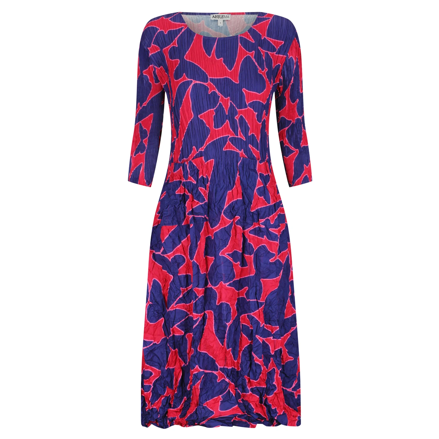 3/4 Sleeve Smash Dress - Prints - Image 8
