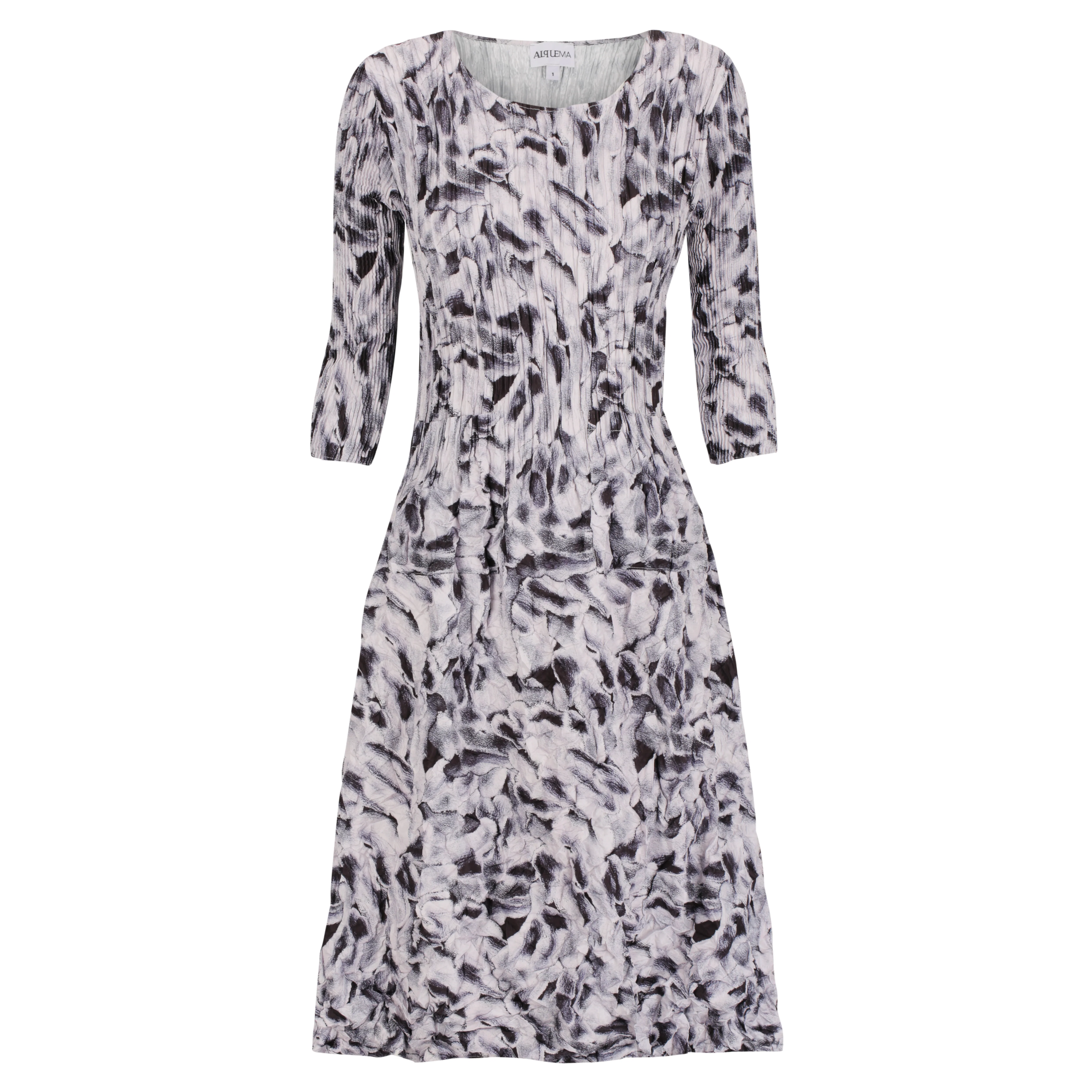 3/4 Sleeve Smash Pocket Dress - Prints - Image 13