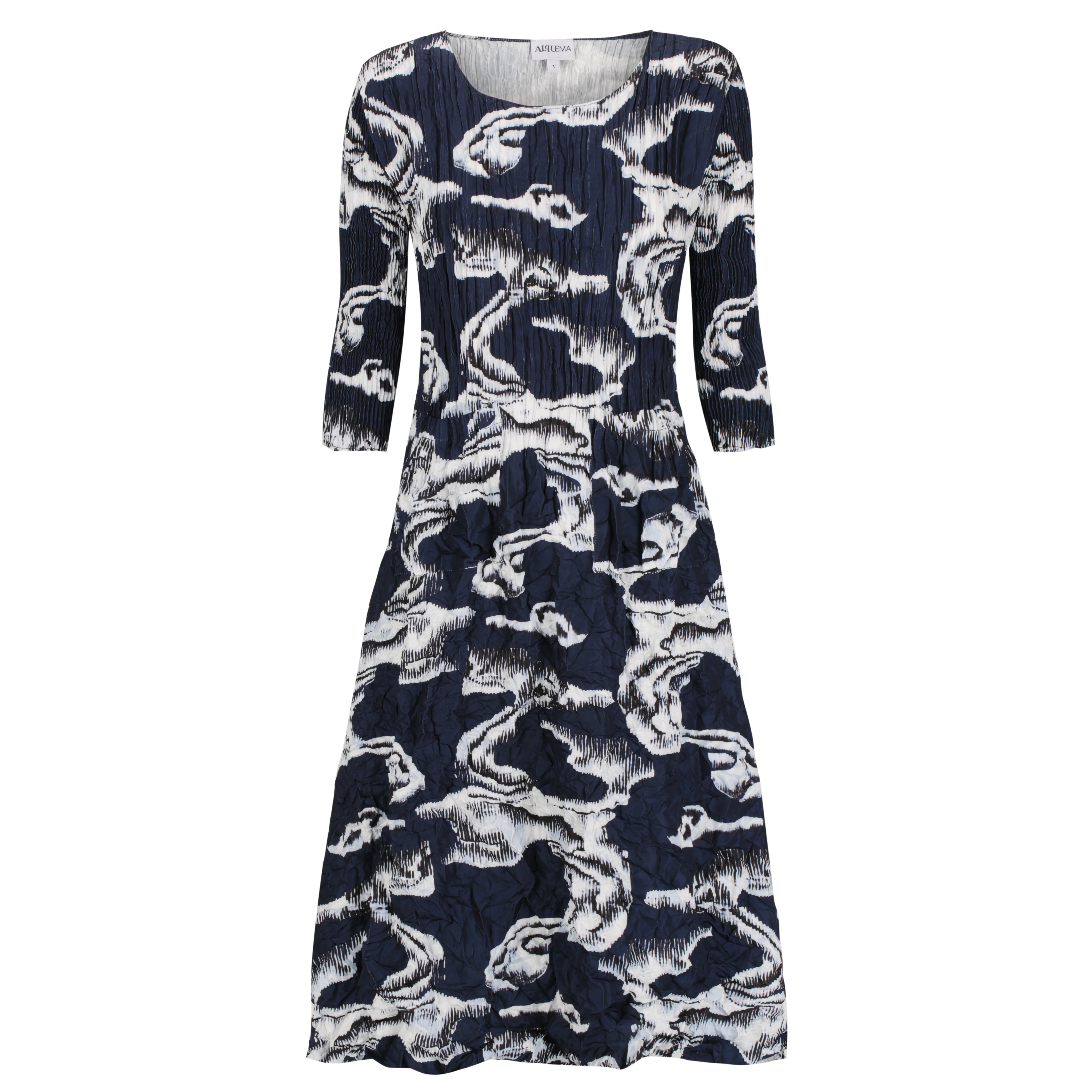3/4 Sleeve Smash Pocket Dress - Prints - Image 19