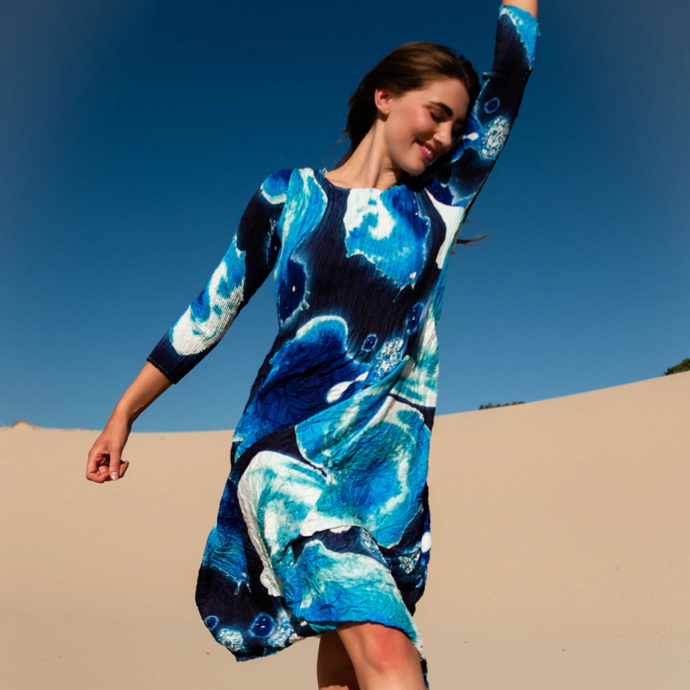 3/4 Sleeve Smash Pocket Dress - Prints | AW26 - Image 10