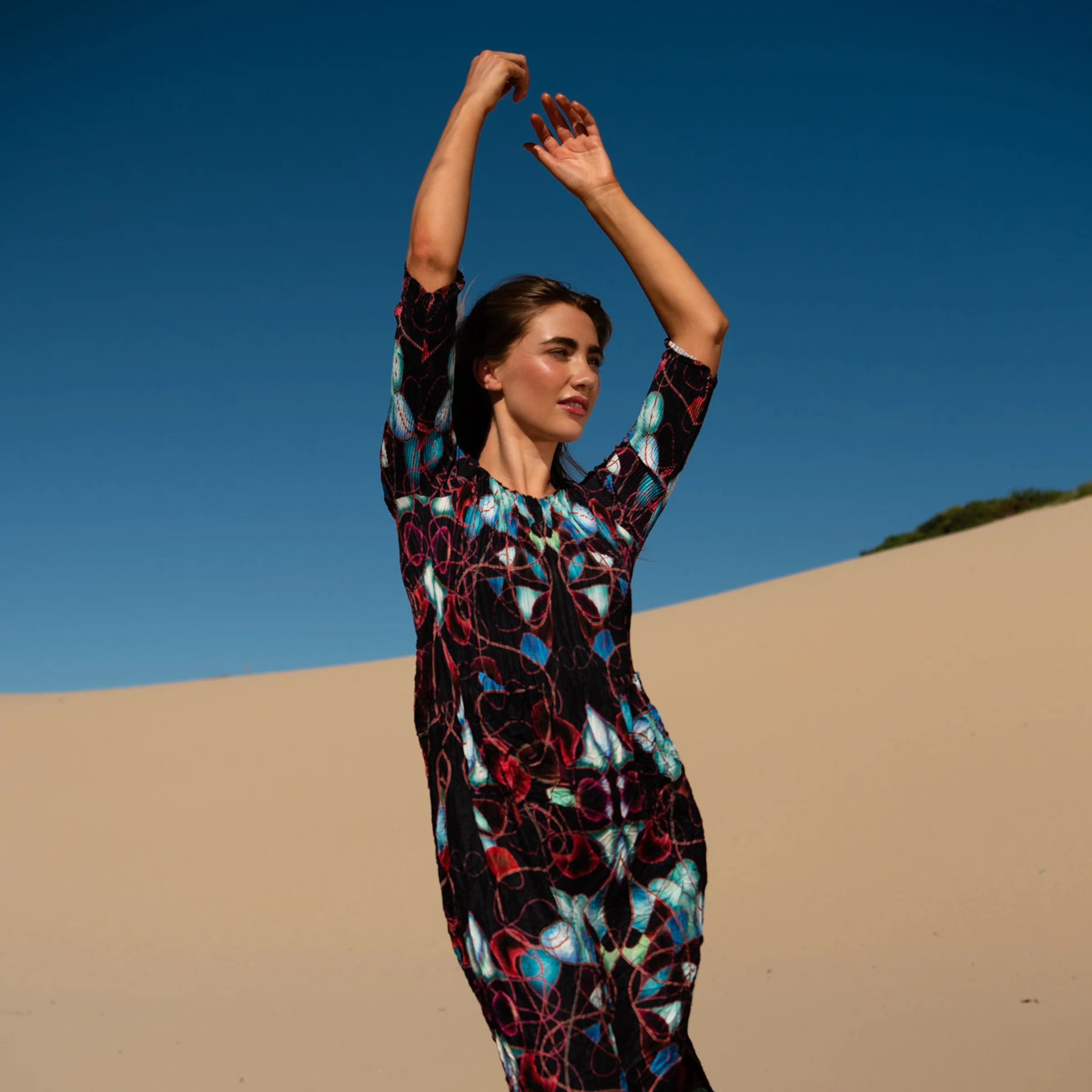 3/4 Sleeve Smash Pocket Dress - Prints | AW26 - Image 12