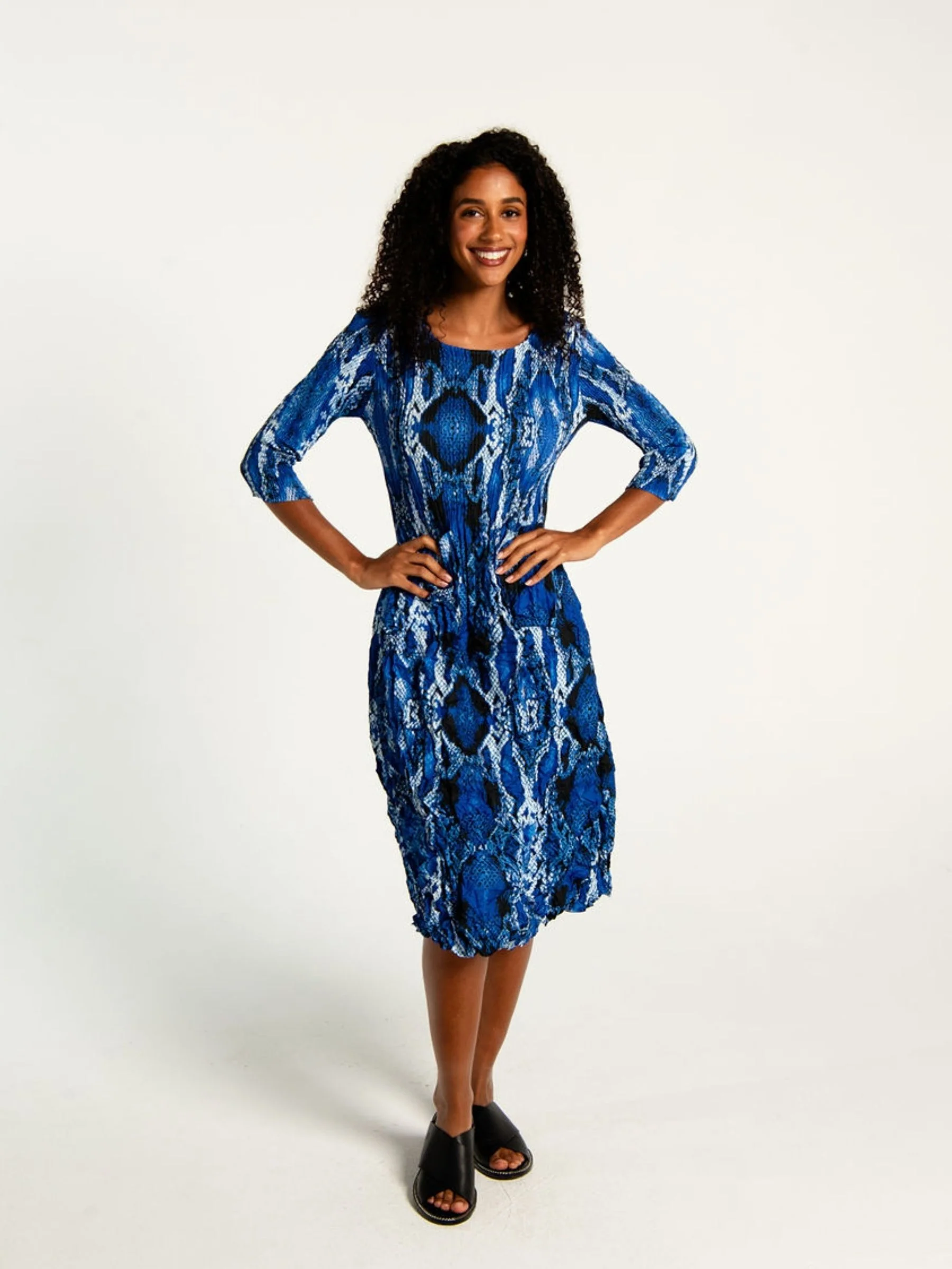 3/4 Sleeve Smash Pocket Dress - Prints | AW26 - Image 14