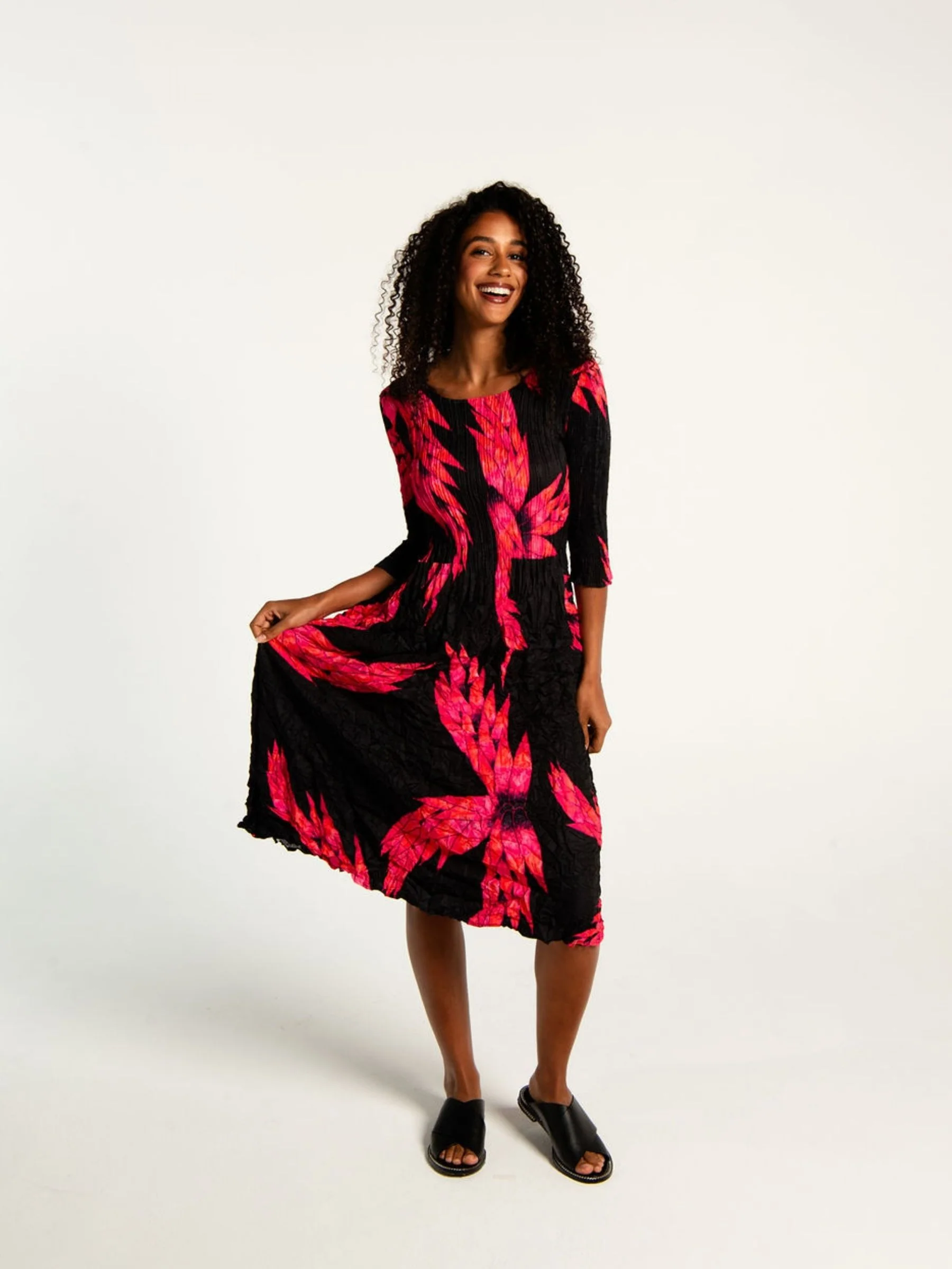 3/4 Sleeve Smash Pocket Dress - Prints | AW26 - Image 15