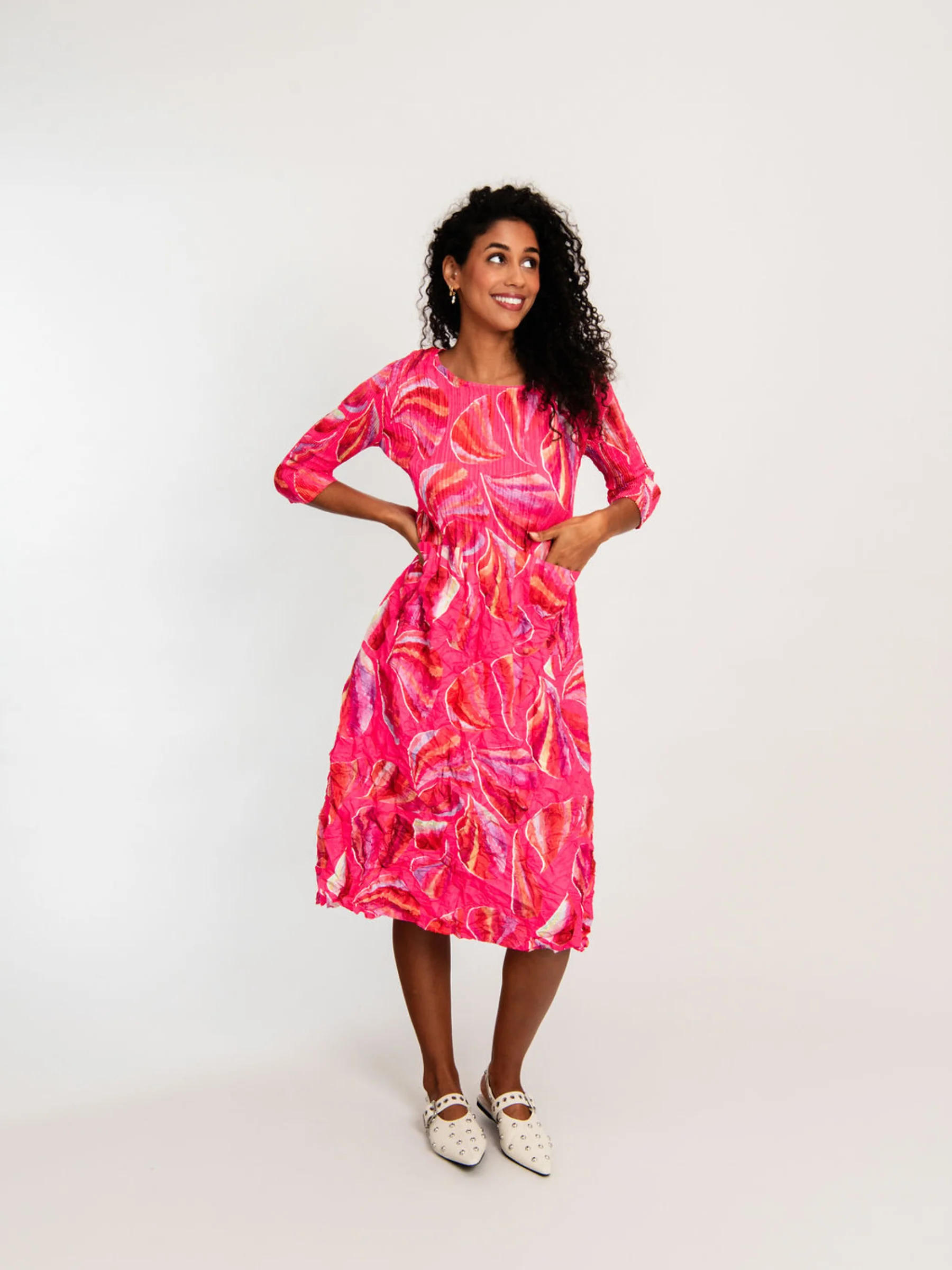 3/4 Sleeve Smash Pocket Dress - Prints | AW26 - Image 23