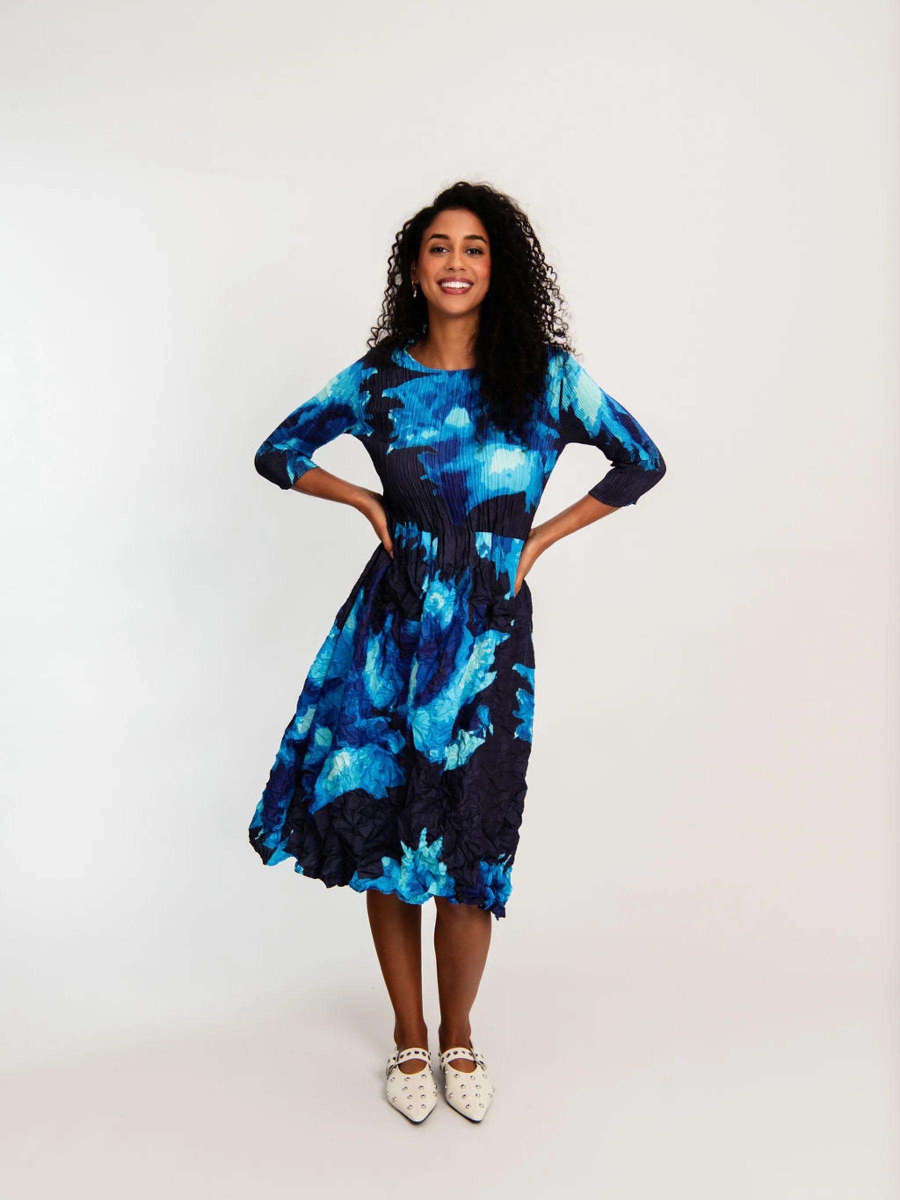 3/4 Sleeve Smash Pocket Dress - Prints | AW26 - Image 24