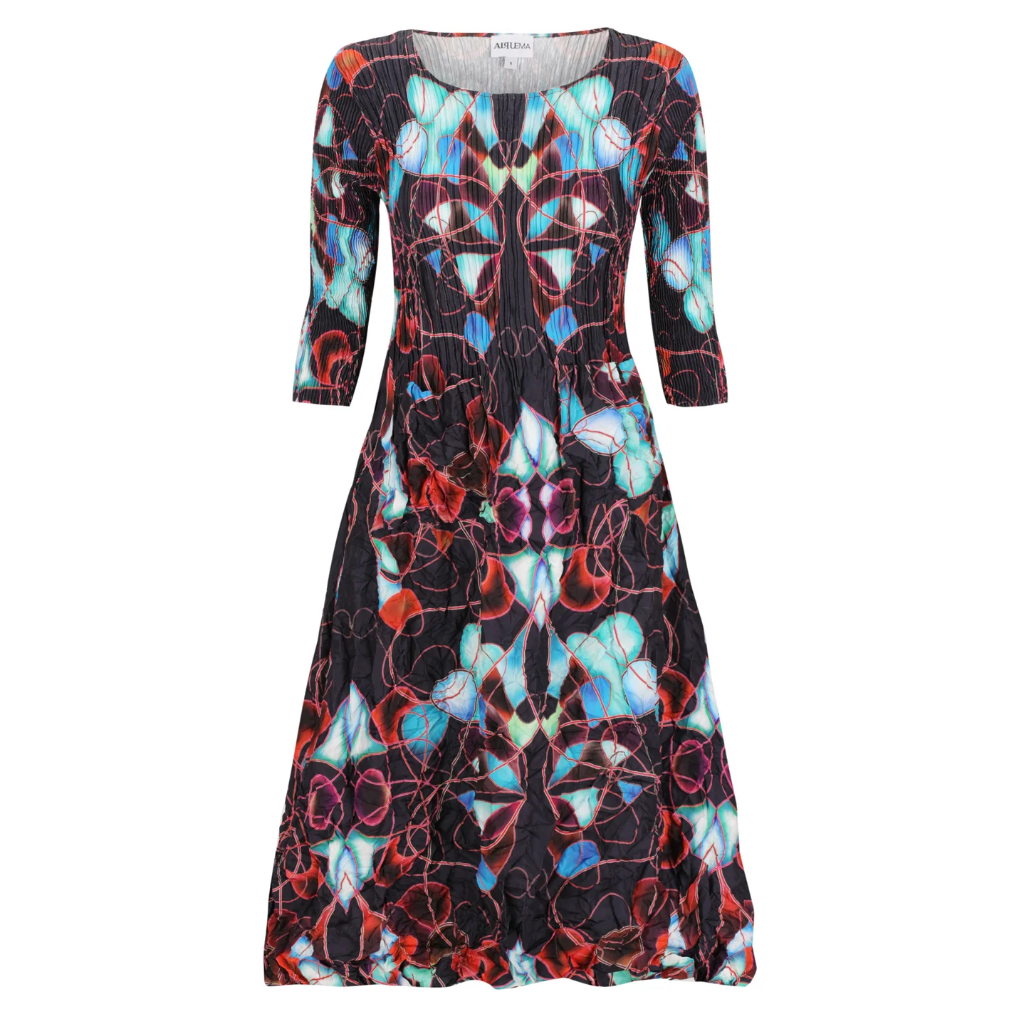 3/4 Sleeve Smash Pocket Dress - Prints | AW26 - Image 6