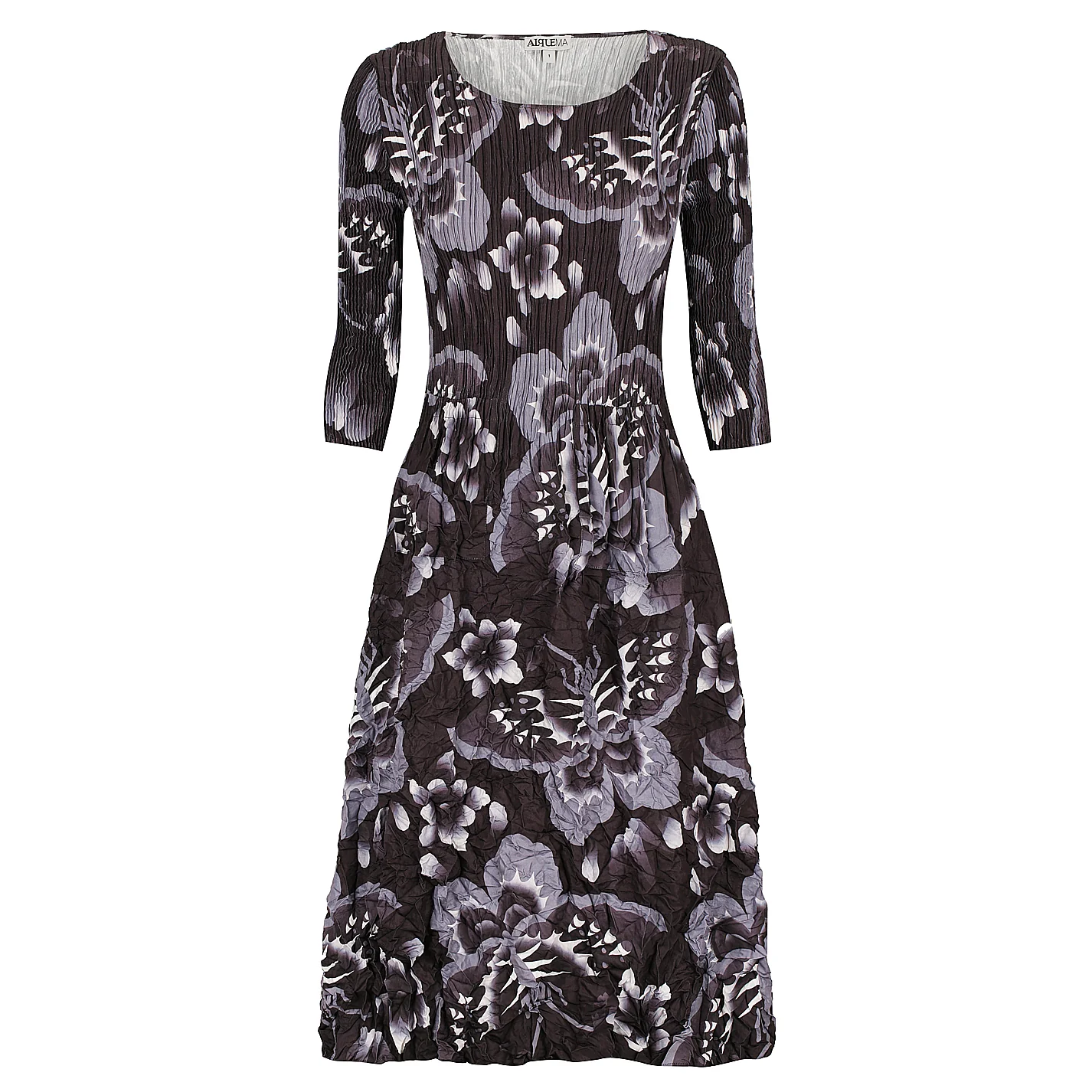 3/4 Sleeve Smash Pocket Dress - Prints - Image 11