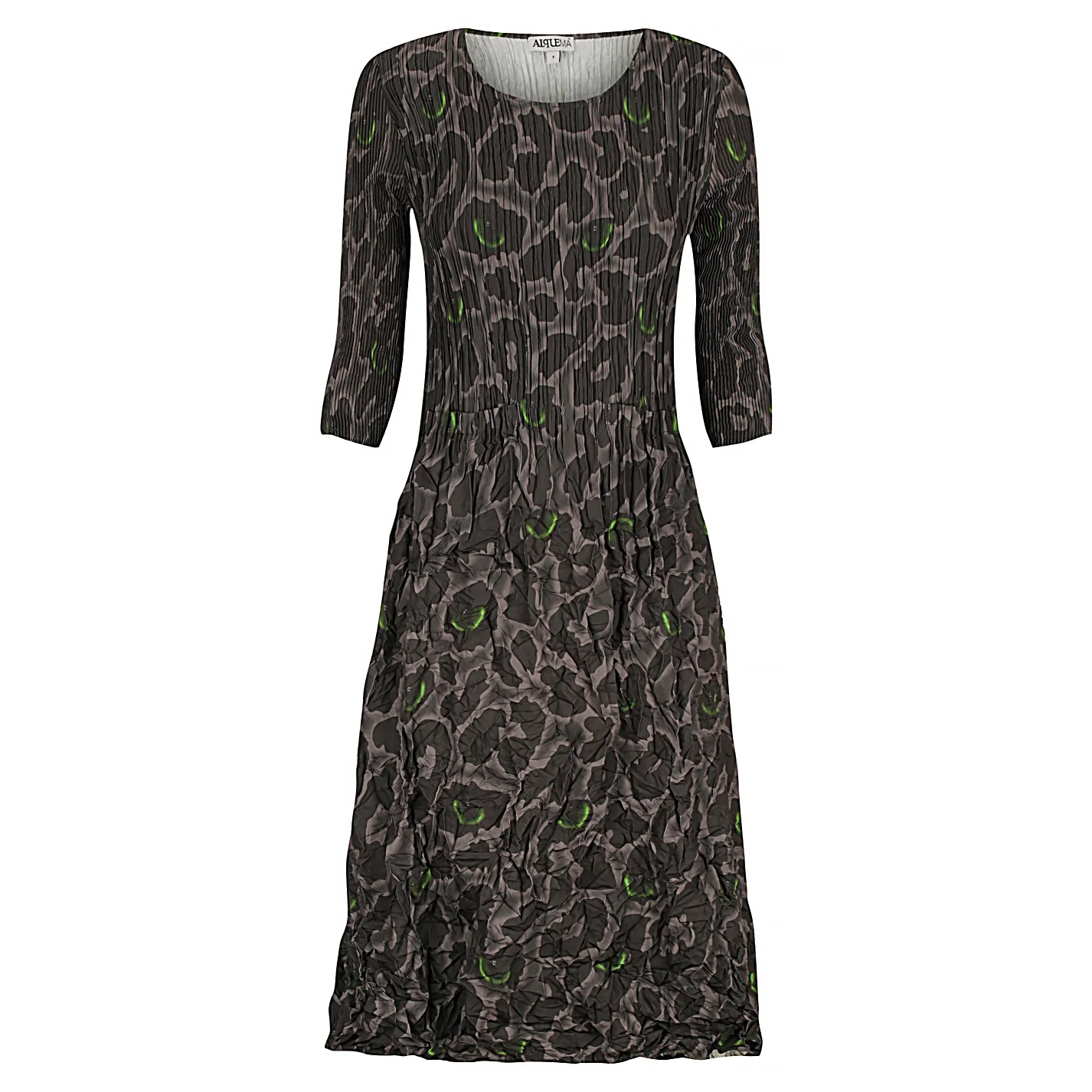 3/4 Sleeve Smash Pocket Dress - Prints - Image 16