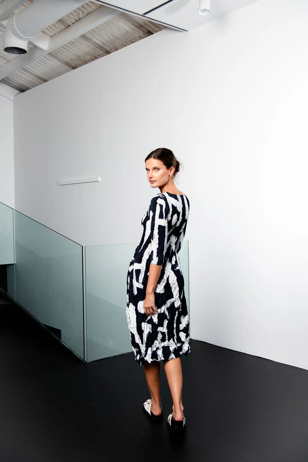 3/4 Sleeve Smash Pocket Dress - Prints - Image 31