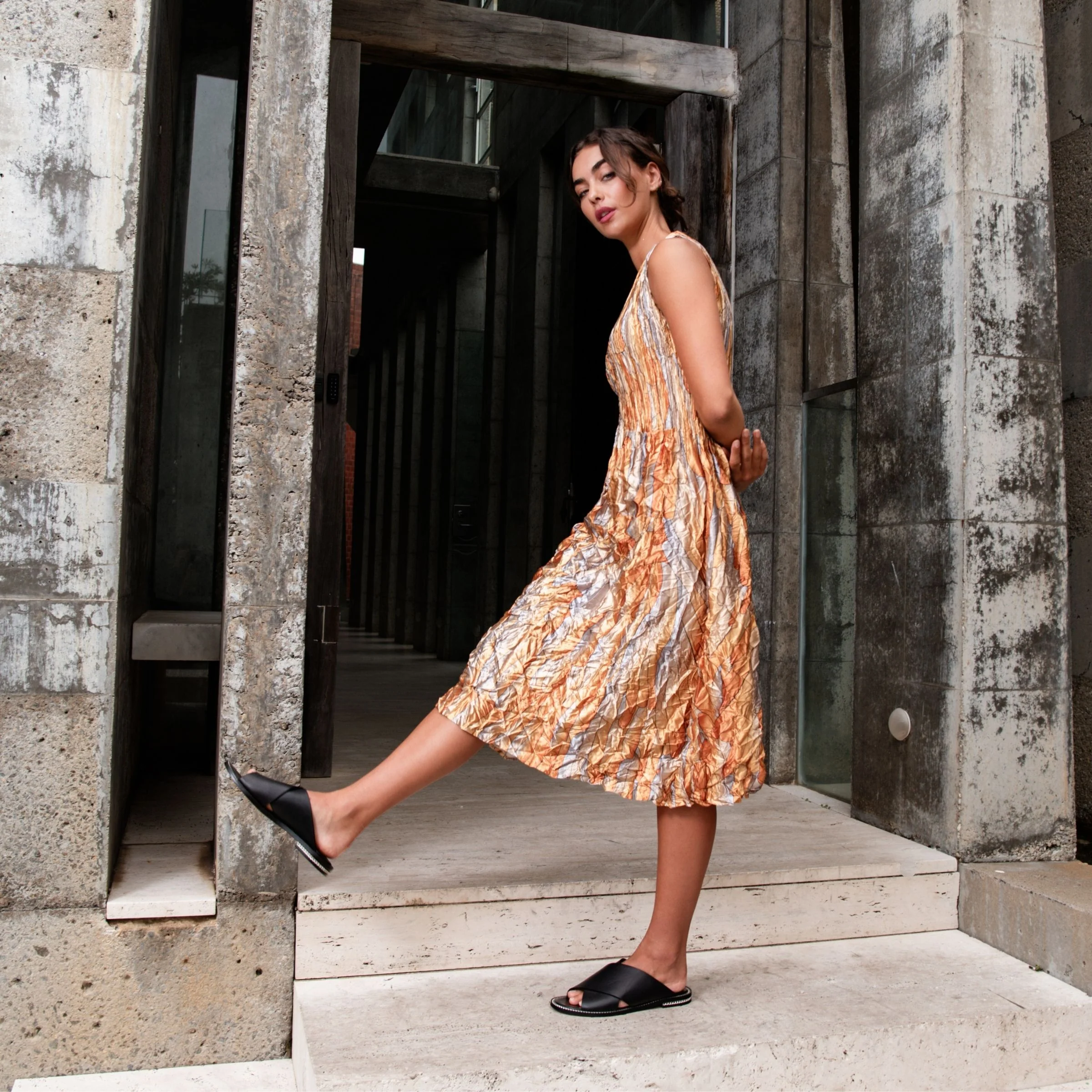 Smash Pocket Dress - Glossy - Image 6