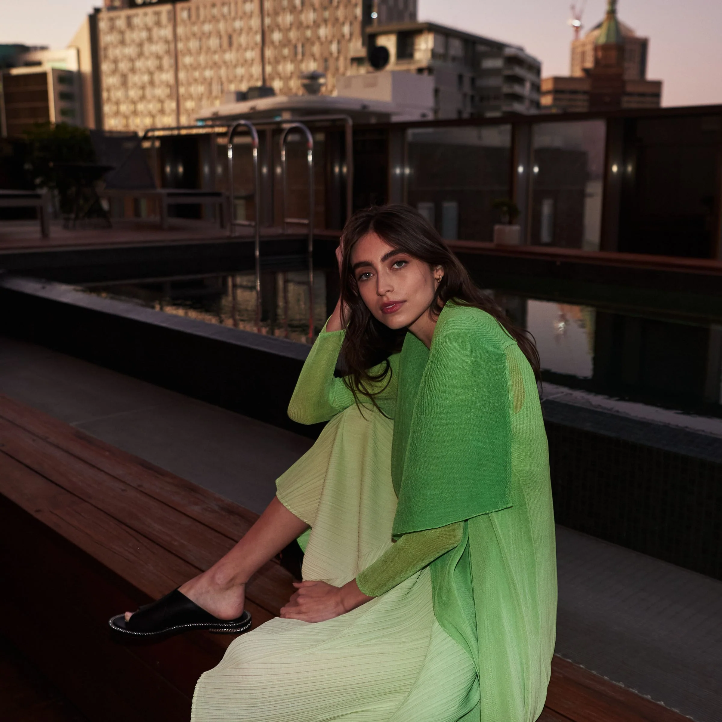 Collare Coat - Ombre - Image 26