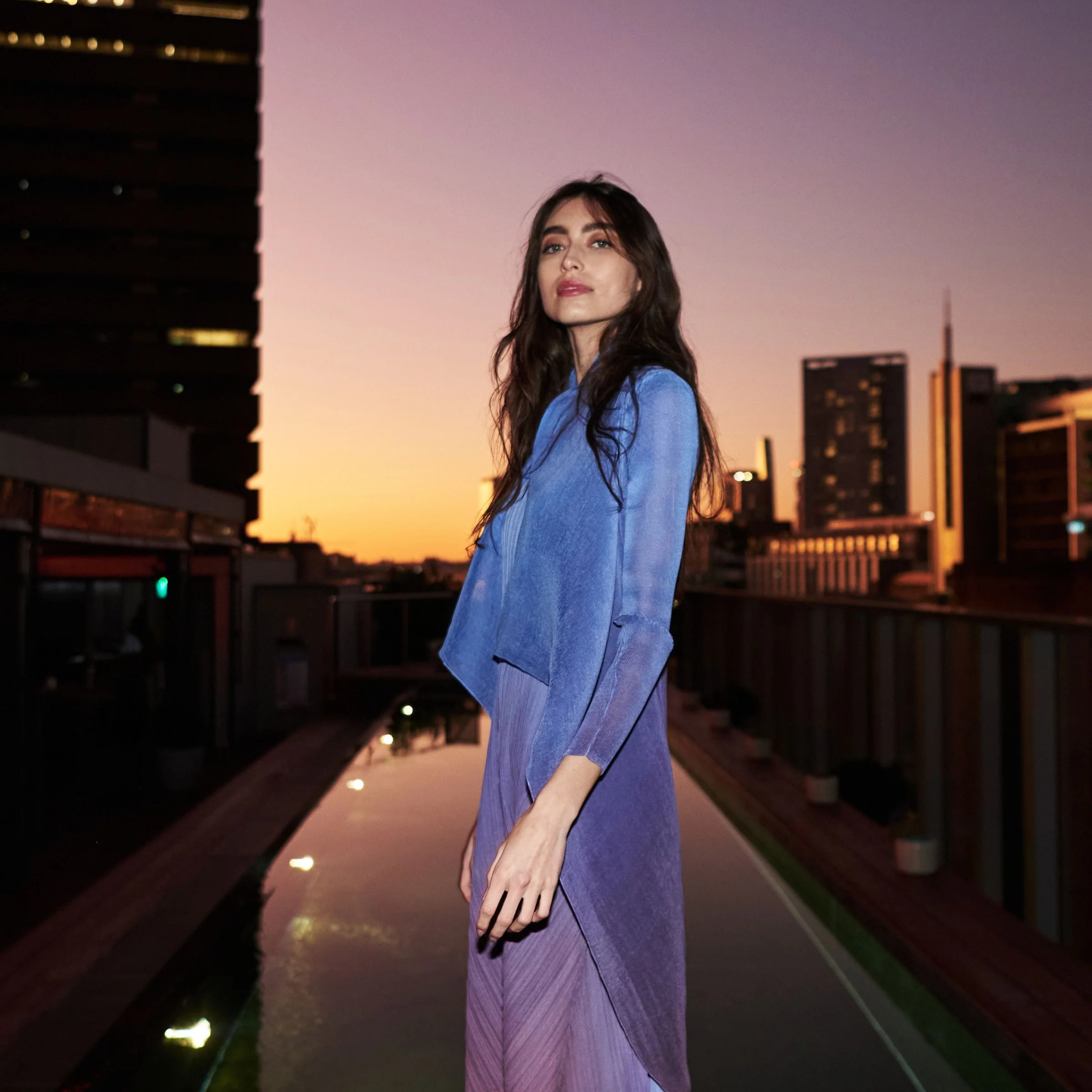 Collare Coat - Ombre - Image 30