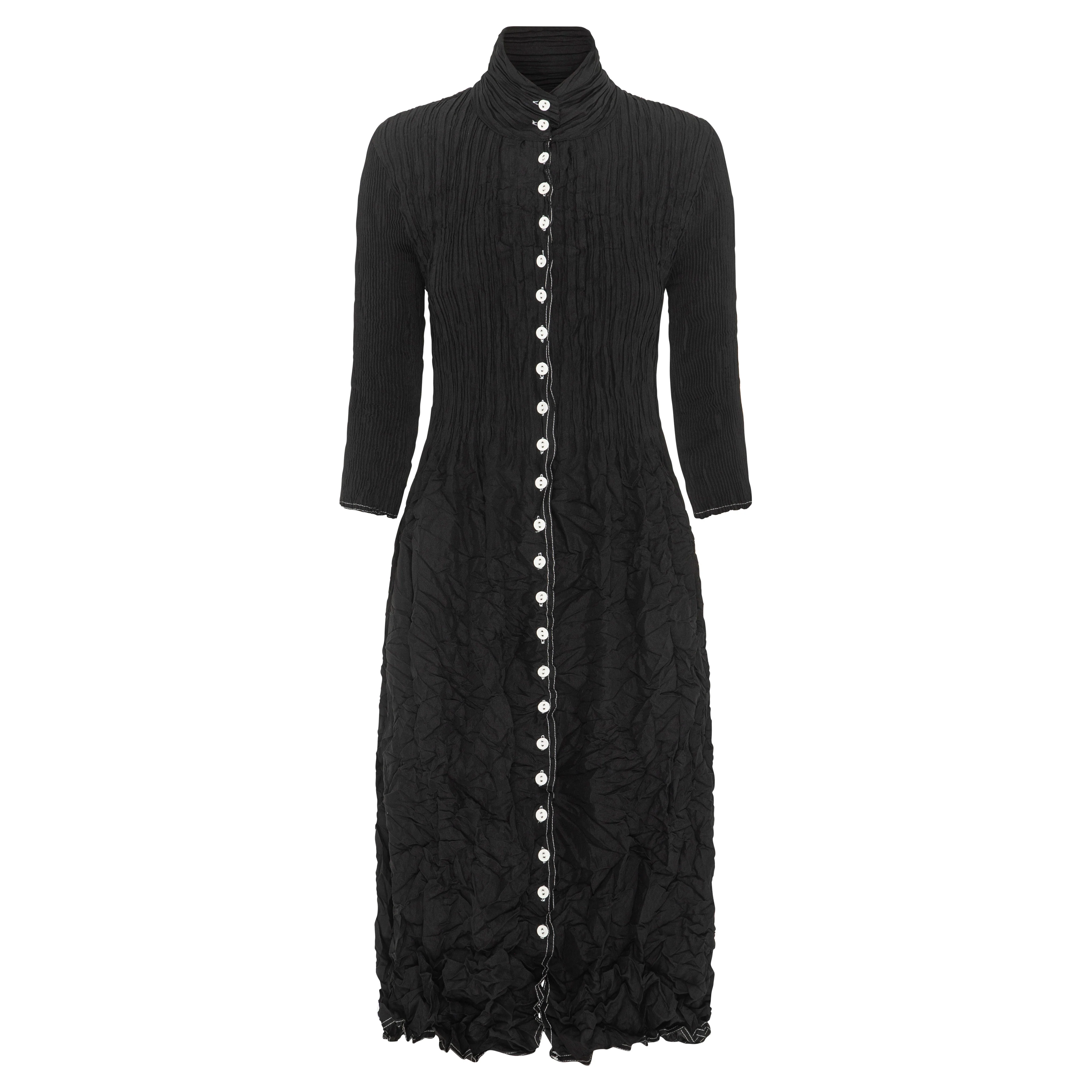 Contrast Nehru Coat Dress - Image 3